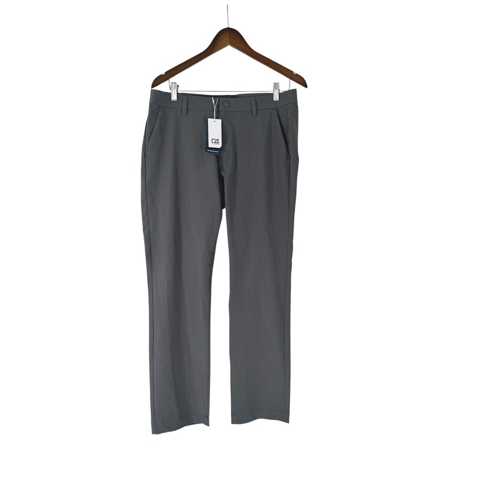 Cutter & Buck Mens Grey DryTec 50+ Performance Golf Pants 31x30 New